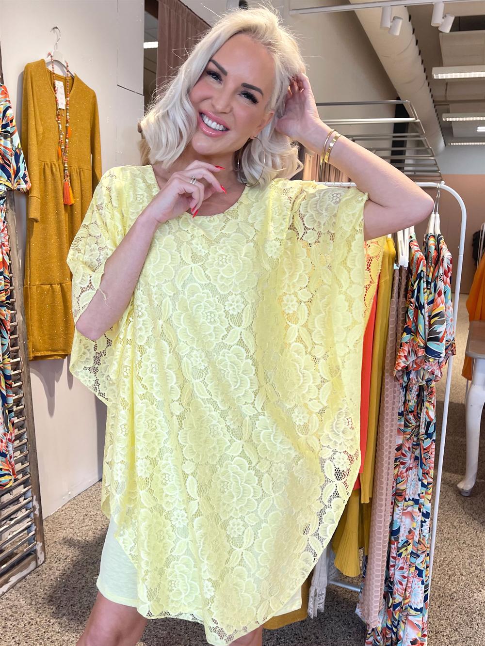 Kenya New Lace - Tunikakjole med blondelag